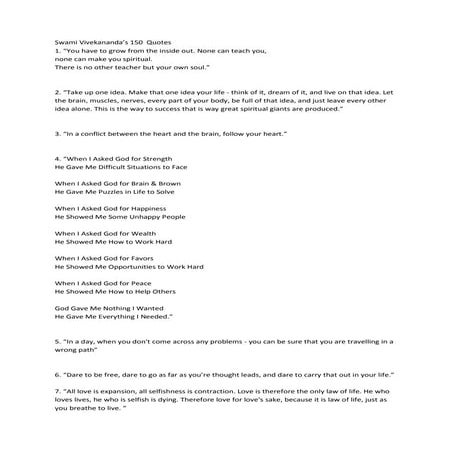 Swami vivekananda’s 150  quotes