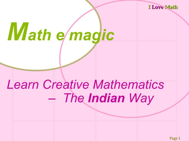 Math 'e' Magic