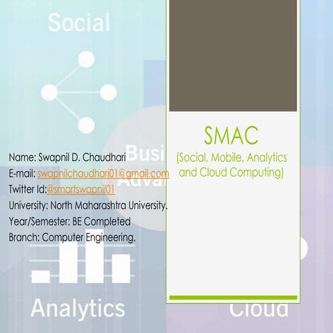 SMAC (Social, Mobile, Analytics and Cloud Computing)
