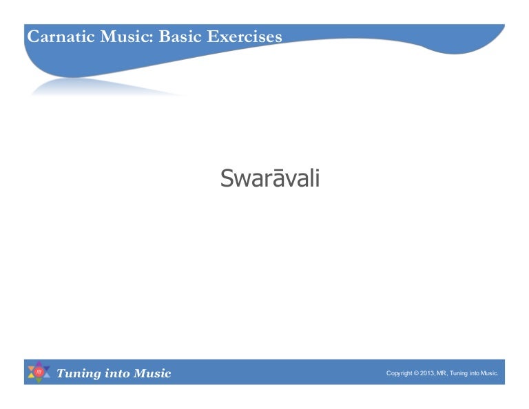 Swaravali Swara Exercises swaravali swara exercises