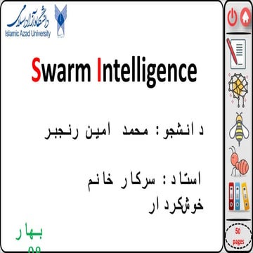 Swarm intelligence