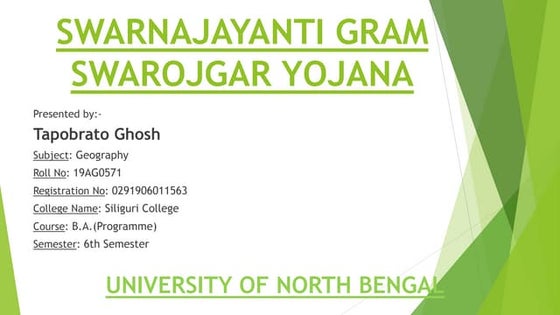 SWARNAJAYANTI GRAM SWAROJGAR YOJANA.pptx