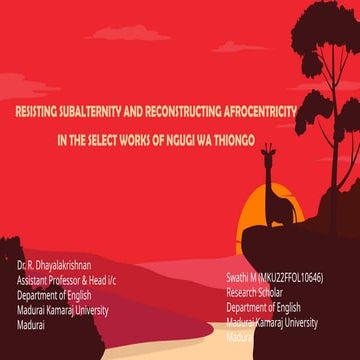 Swathi M & Dhayalakrishnan R.pptx