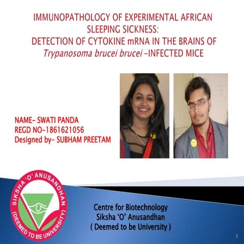 IMMUNOPATHOLOGY ON SLEEPING SICKNESS: 