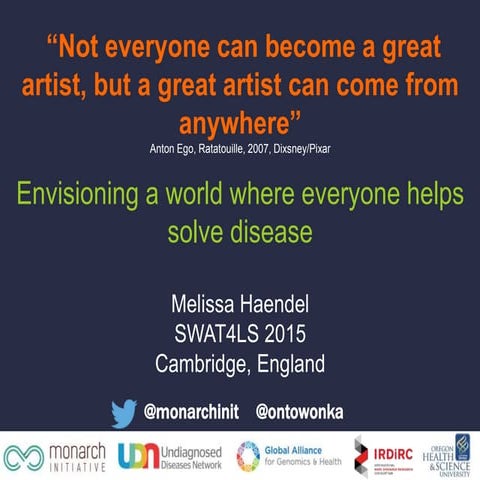 Envisioning a world where everyone helps solve disease