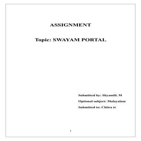 How to enroll and access swayam course | PDF
