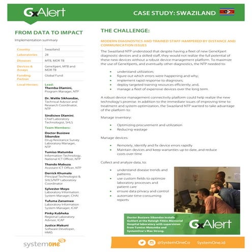 Swaziland Case Study