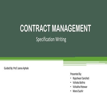  contract management, stages of contract management
