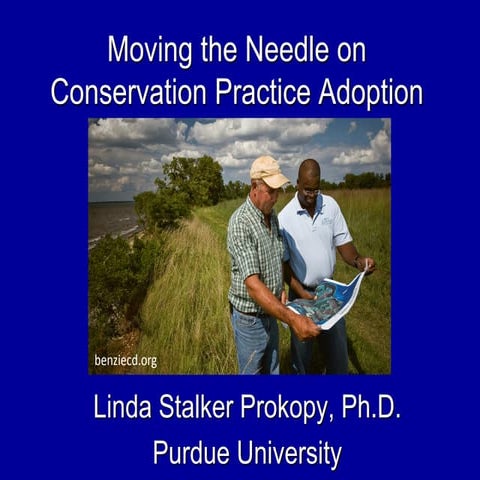 prokopy - Moving the Needle on Conservation Practices