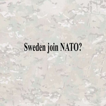 Sweden join nato