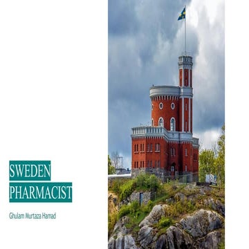 Pharmacist route to Sweden from Pakistan
