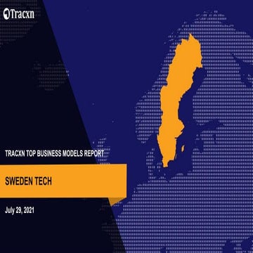 Tracxn - Sweden Tech - Top Business Models - Jul 2021