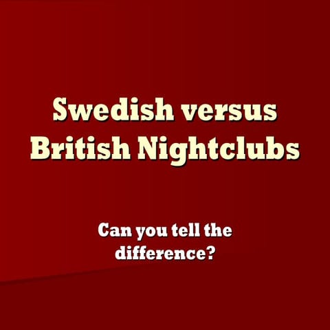 Sweden vs gb