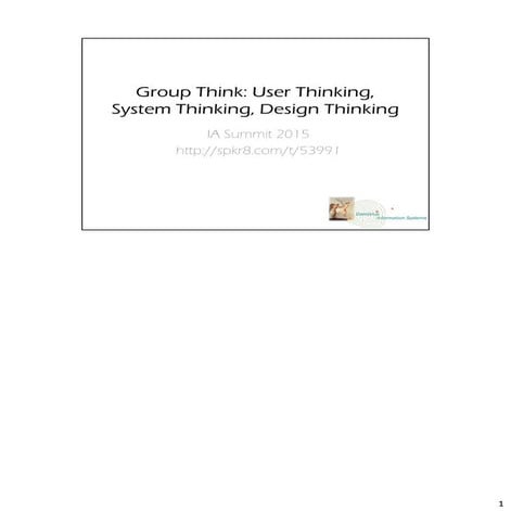 Sweeny group think-ias2015