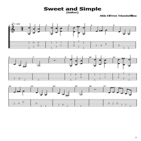 Sweet and simple | PDF