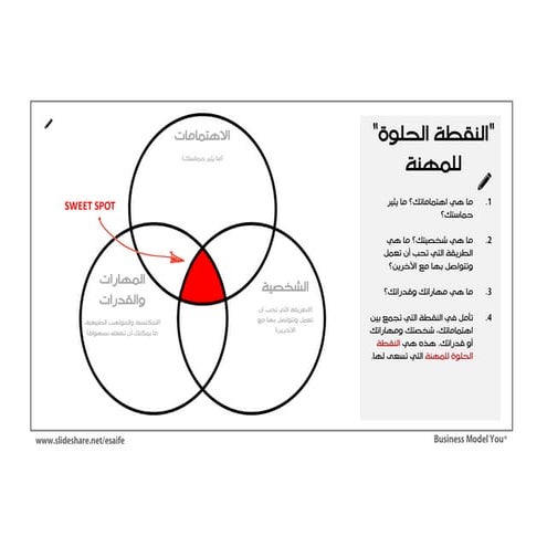 Career Sweet Spot (Arabic) - النقطة الحلوة للمهنة