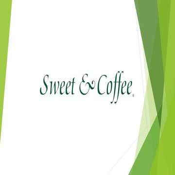 Sweet&coffee | PPTX