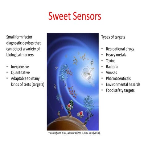 Sweet sensors lecture 8 resources