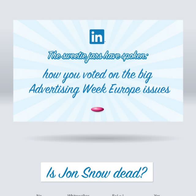 The sweetie jars have spoken