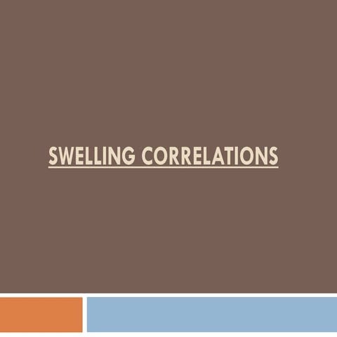 Swelling correlations