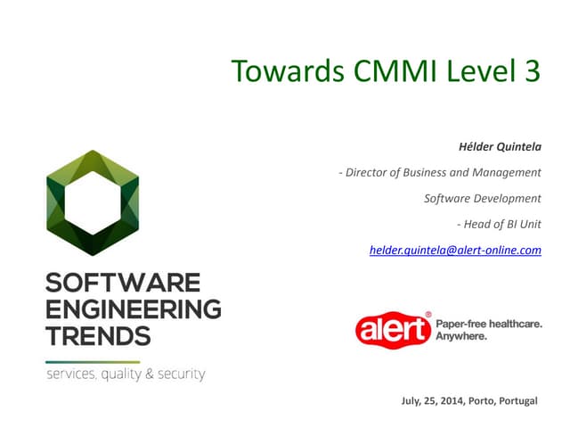 Software Engineering Trends: ALERT ...