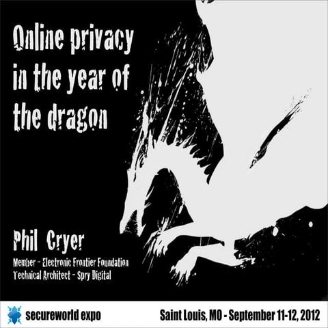 Online Privacy in the Year of the Dragon