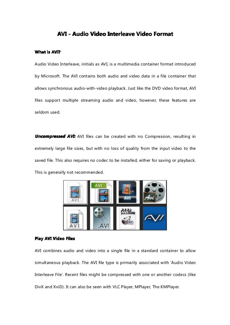 Avi Vs Swf , Difference Between Avi And Swf Format – MIZLNI