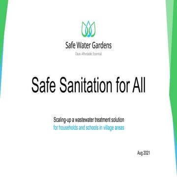 Safe Water Garden / WaSH Info-deck 5 Aug 2021