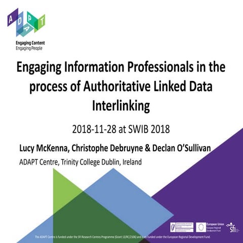 Engaging Information Professionals in the Process of Authoritative Interlinki...