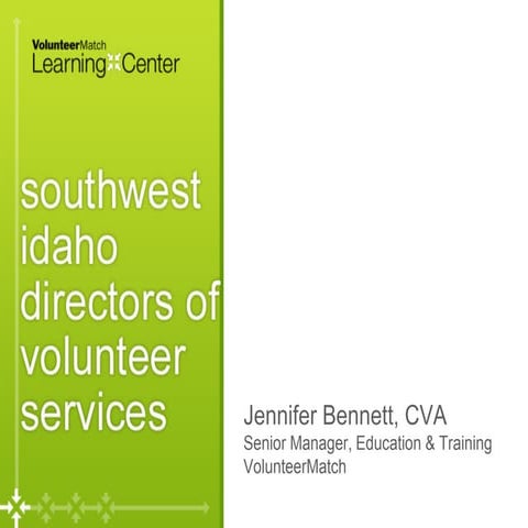 Southwest Idaho Directors of Volunteer Services