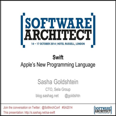 Swift: Apple's New Programming Language for iOS and OS X | PPT