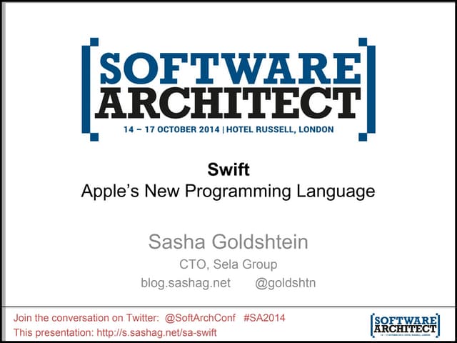 Swift: Apple's New Programming Language for iOS and OS X