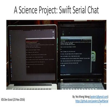 A Science Project: Swift Serial Chat | PPT