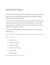 Swift Online Training.pdf