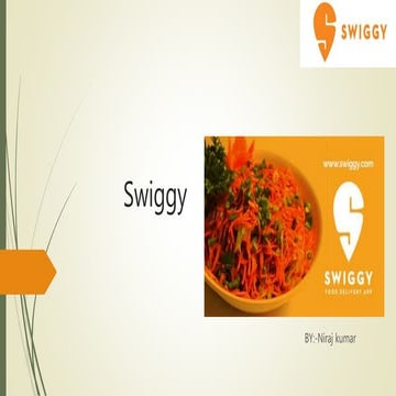 Swiggy-marketing and business model