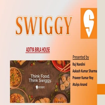 Swiggy .. case study