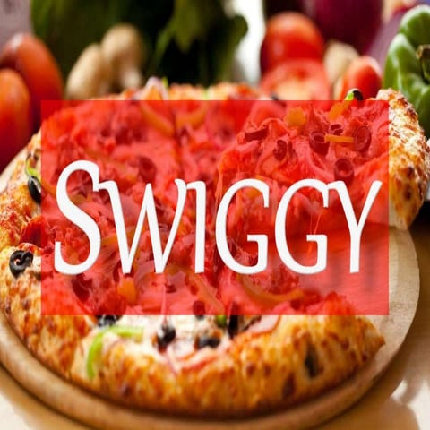 Swiggy,  An Indian food delivery servicing company.