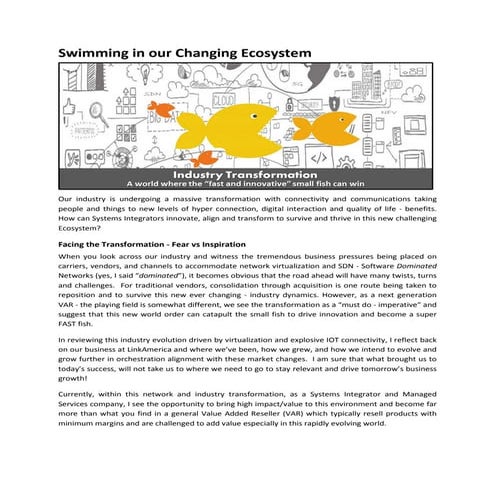 Swimming in our changing ecosystem 2016 - andres ruzo pdf