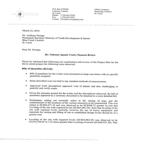 Swimming pool report