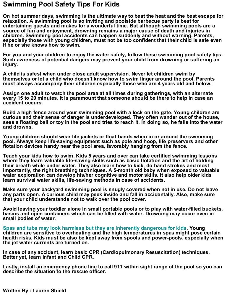 Swimming pool temperature for toddlers Hus i