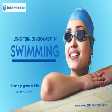 Swimming from Coach Eetu Karvonen of Finland