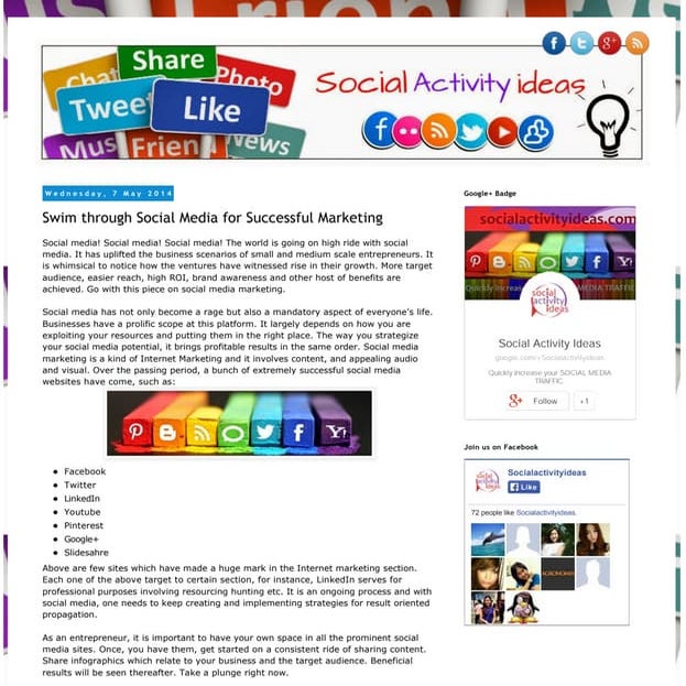 Swim through Social Media for Successful Marketing