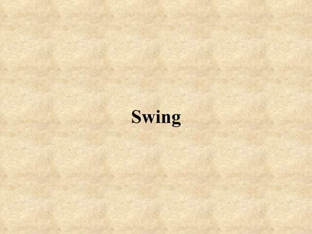 Swing