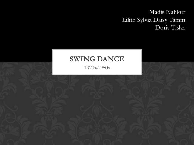 Swing dance