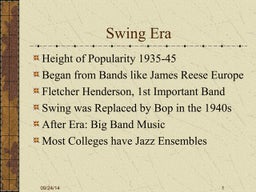 Structural musicality in swing dancing | PPT