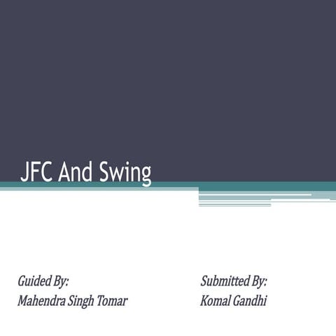 Java Swing | PPTX