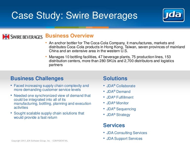 Refreshing Its Supply Chain Operations Swire Beverages Unlocks the F…
