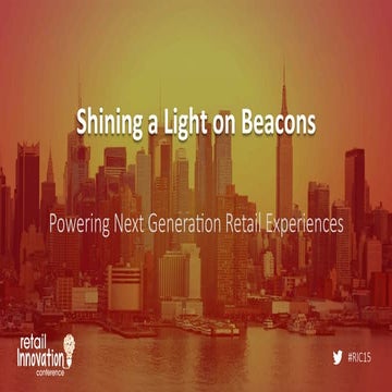 Shining A Light On Beacons RIC15