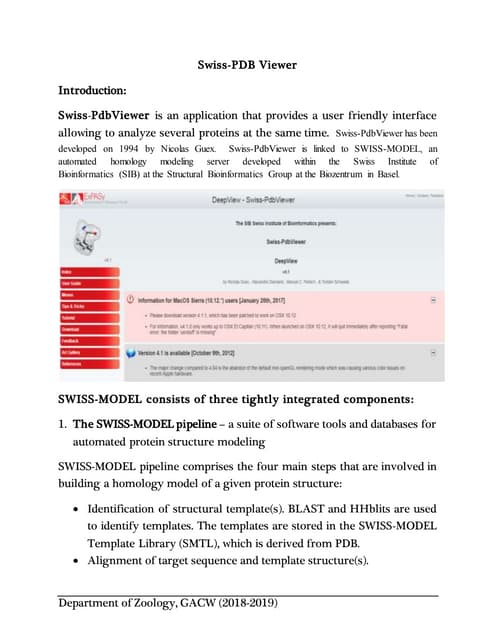 Swiss pdb viewer