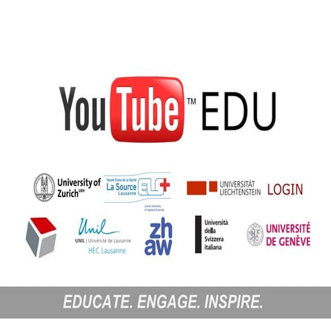 YouTube EDU presentation